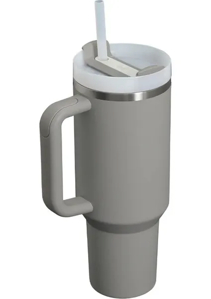 Stanley Quencher Pipetli Termos Bardak 1,18 lt Açık Gri