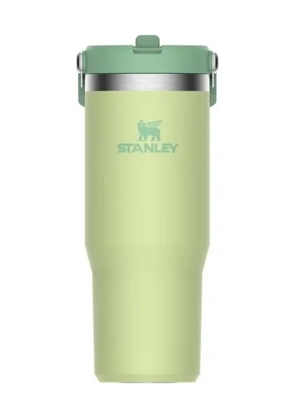 Stanley The Iceflow Flip Straw 0.89 lt Pipetli Termos Bardak Açık Yeşil