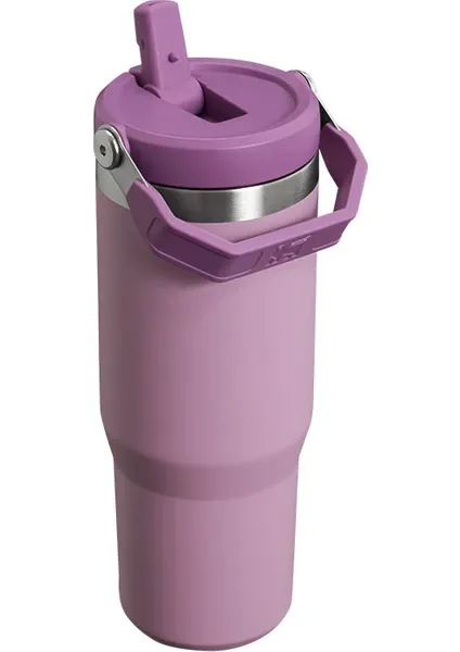 Stanley The Iceflow Flip Straw 0.89 lt Pipetli Termos Bardak Lila