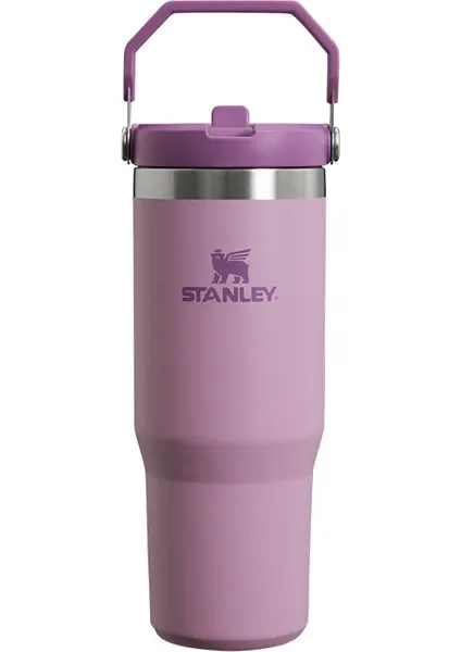 Stanley The Iceflow Flip Straw 0.89 lt Pipetli Termos Bardak Lila