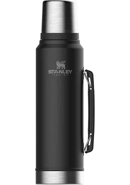 Stanley Legendary Klasik Vakumlu Paslanmaz Çelik Termos 1,0 lt Siyah