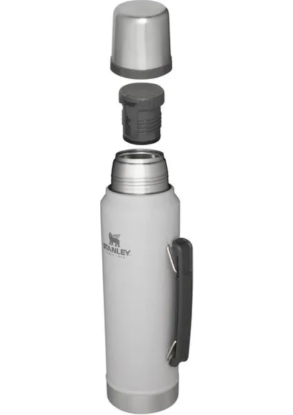 Stanley Legendary Klasik Vakumlu Paslanmaz Çelik Termos 1,0 lt Açık Gri