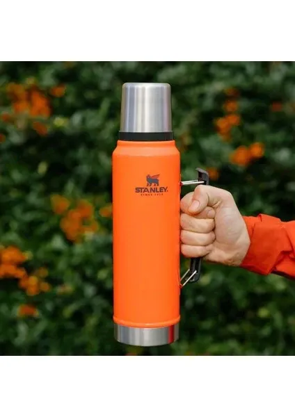 Stanley Legendary Klasik Vakumlu Paslanmaz Çelik Termos 1,0 lt Turuncu