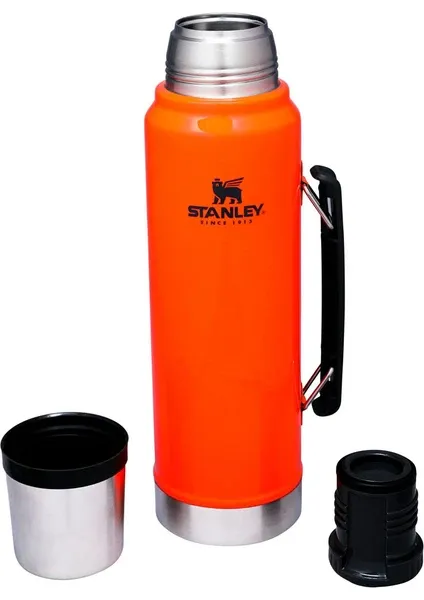 Stanley Legendary Klasik Vakumlu Paslanmaz Çelik Termos 1,0 lt Turuncu