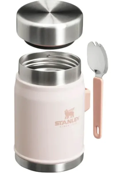 Stanley Legendary Klasik Vakumlu Paslanmaz Çelik Kaşıklı Yemek Termosu 0,40 lt Pembe