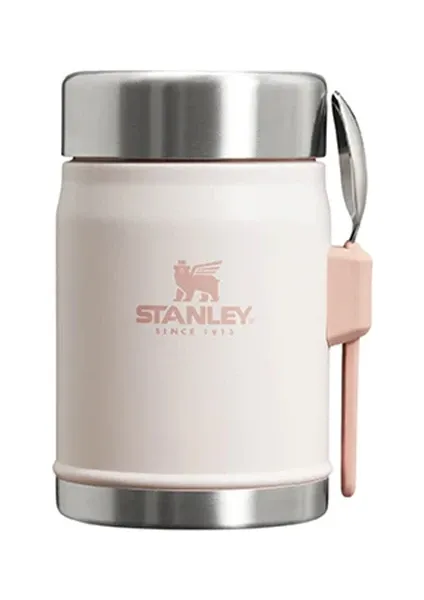 Stanley Legendary Klasik Vakumlu Paslanmaz Çelik Kaşıklı Yemek Termosu 0,40 lt Pembe