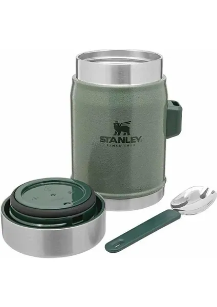 Stanley Legendary Klasik Vakumlu Paslanmaz Çelik Kaşıklı Yemek Termosu 0,40 lt Yeşil