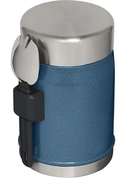 Stanley Legendary Klasik Vakumlu Paslanmaz Çelik Kaşıklı Yemek Termosu 0,40 lt Mavi