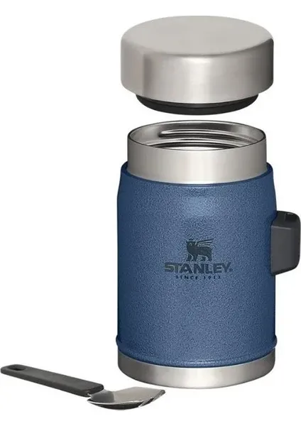 Stanley Legendary Klasik Vakumlu Paslanmaz Çelik Kaşıklı Yemek Termosu 0,40 lt Mavi
