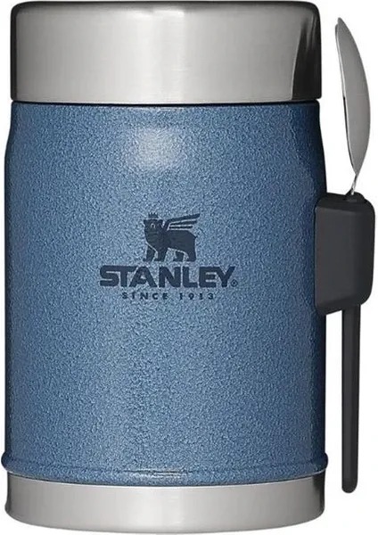 Stanley Legendary Klasik Vakumlu Paslanmaz Çelik Kaşıklı Yemek Termosu 0,40 lt Mavi