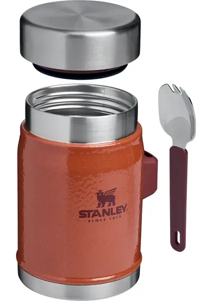 Stanley Legendary Klasik Vakumlu Paslanmaz Çelik Kaşıklı Yemek Termosu 0,40 lt Kahverengi