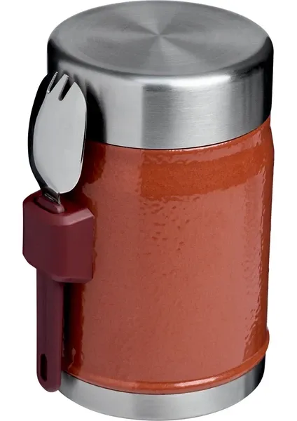 Stanley Legendary Klasik Vakumlu Paslanmaz Çelik Kaşıklı Yemek Termosu 0,40 lt Kahverengi