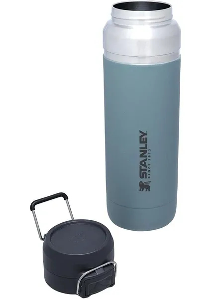 Stanley The Quick Flip Çelik Termos 1,06 lt Açık Mavi