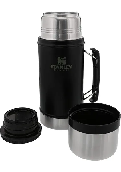 Stanley Legendary Klasik Vakumlu Paslanmaz Çelik Yemek Termosu 0,94 lt Siyah