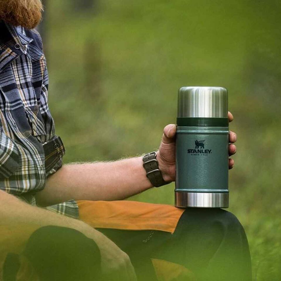 Stanley Legendary Klasik Vakumlu Paslanmaz Çelik Yemek Termosu 0,7 lt Yeşil
