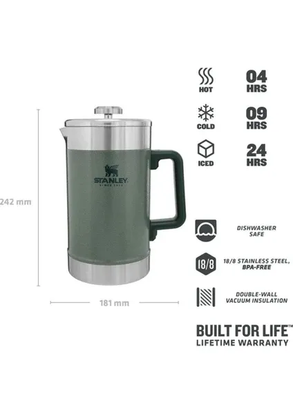 Stanley Klasik French Press Termos 1,4 lt