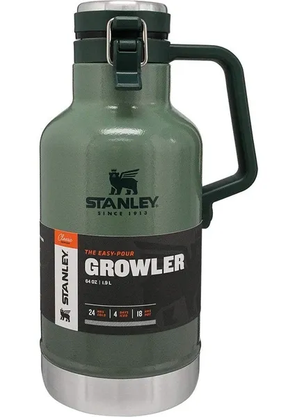 Stanley Classic Easy-Pour Growler Termos 1,9 lt Yeşil
