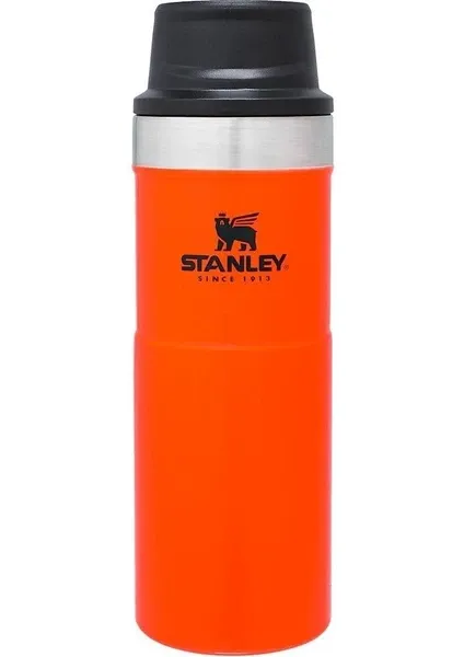 Stanley Klasik Trigger-action Termos Bardak 0,47 lt Turuncu
