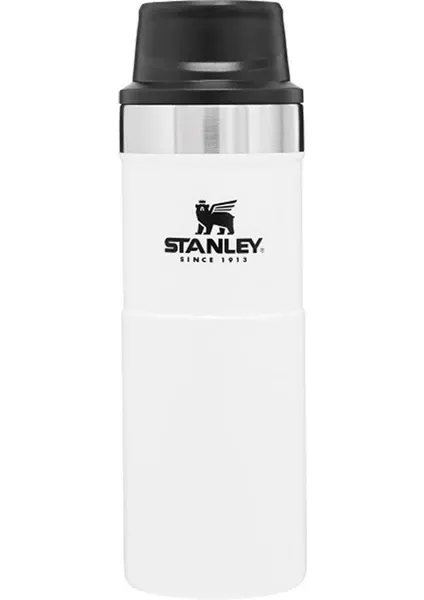 Stanley Klasik Trigger-action Termos Bardak 0,47 lt Beyaz