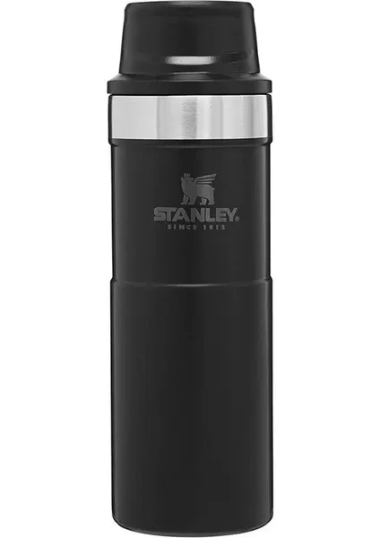 Stanley Klasik Trigger-action Termos Bardak 0,47 lt Siyah