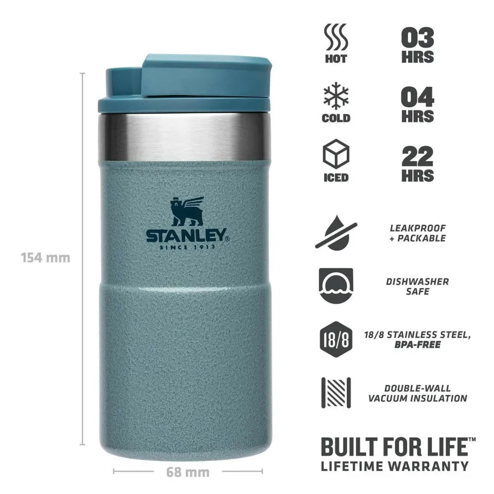 Stanley Klasik Neverleak  Termos Bardak 0,25 lt Buz Mavisi