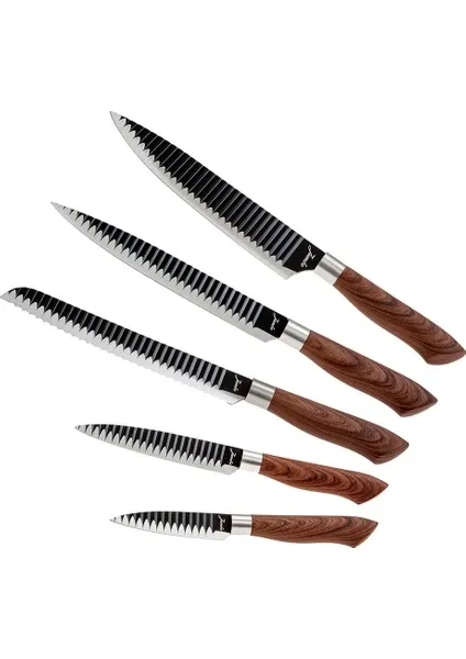 Jumbo Riva 5 Parça Bıçak Seti