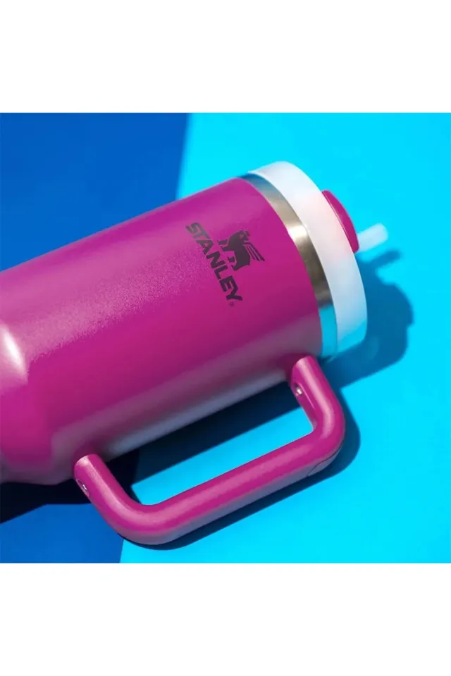 Stanley Quencher Pipetli Termos Bardak 1,18 lt Koyu Fuşya