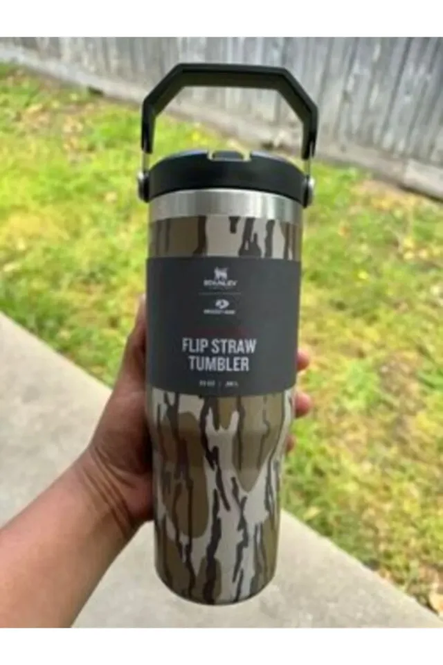 Stanley The Iceflow Flip Straw 0.89 lt Pipetli Termos Bardak Kamuflaj
