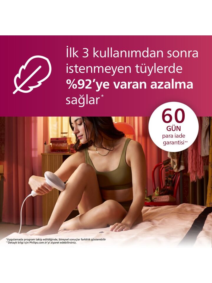 Philips Lumea SC1997/00 Lumea Lazer Epilasyon Ipl Tüy Alma Cihazı,Ekstra Uzun Kablo