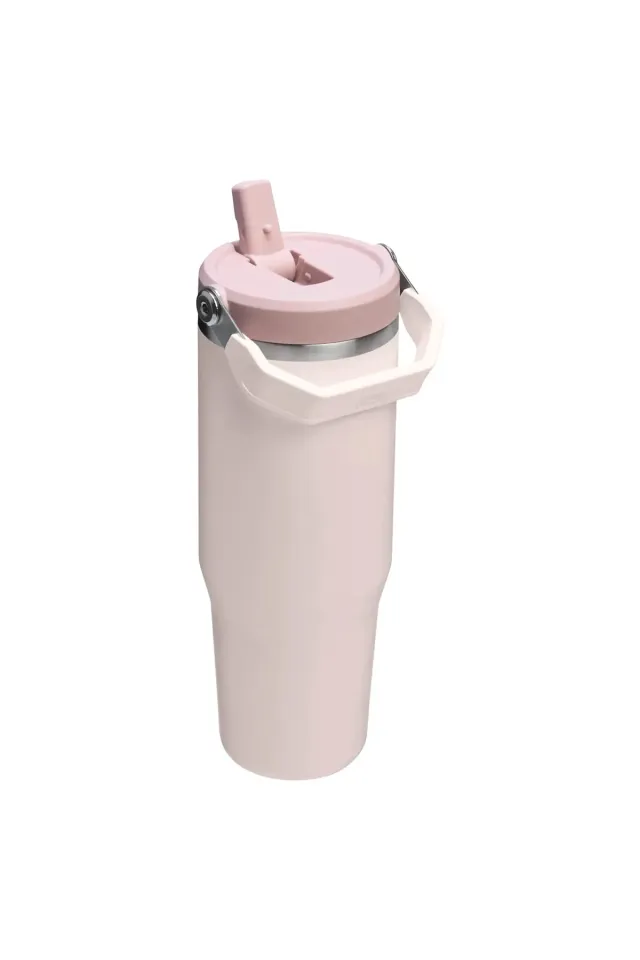 Stanley The Iceflow Flip Straw 0.89 lt Pipetli Termos Bardak Pembe 2.0