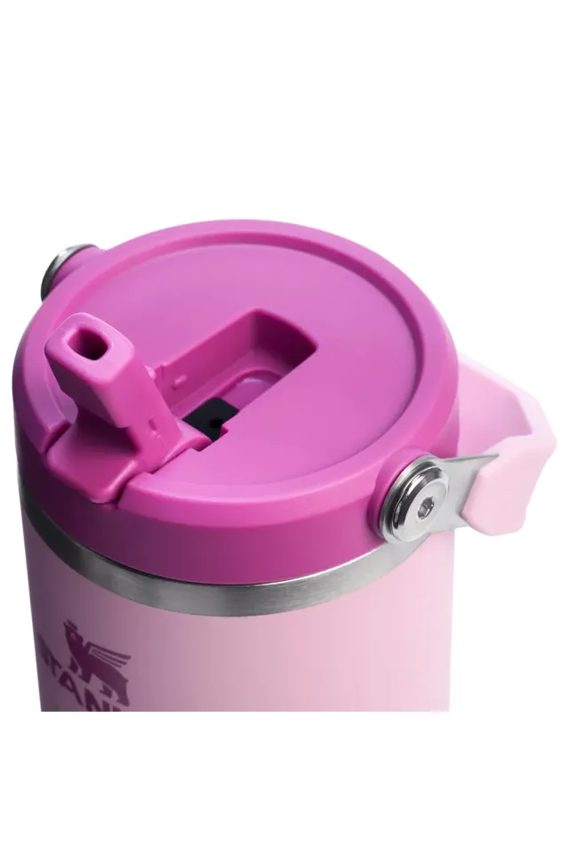 Stanley The Iceflow Flip Straw 0.89 lt Pipetli Termos Bardak Kiraz Çiçeği