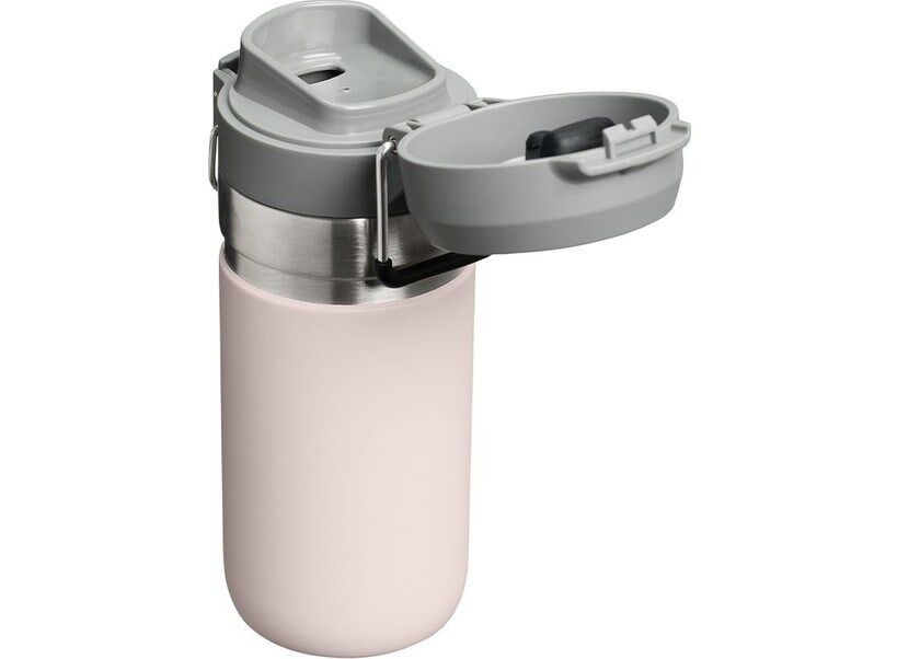The Quick-Flip Water Bottle 0.47L / 16OZ Rose Quartz Termos Bardak