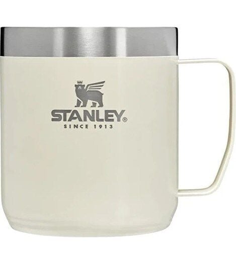 Stanley Klasik Paslanmaz Çelik Termos Kamp Bardak 0,35 lt Krem
