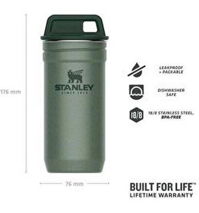 Adventure Çelik Shot Bardak Seti Yeşil