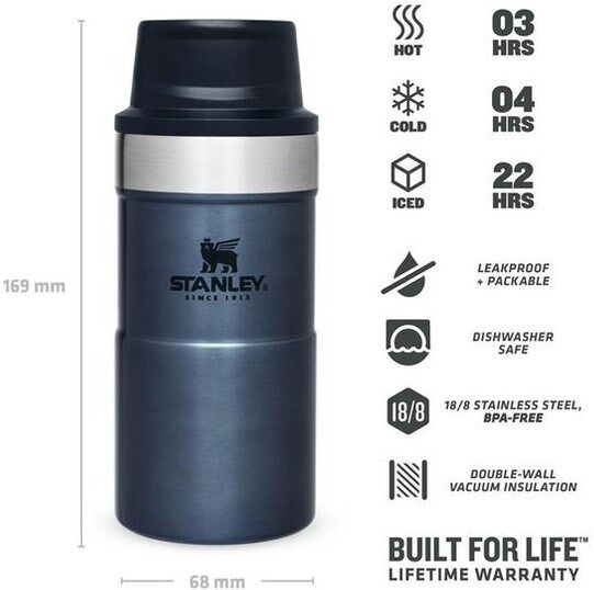 Klasik Trigger-Action 0.25 Lt. Termos Bardak Lacivert