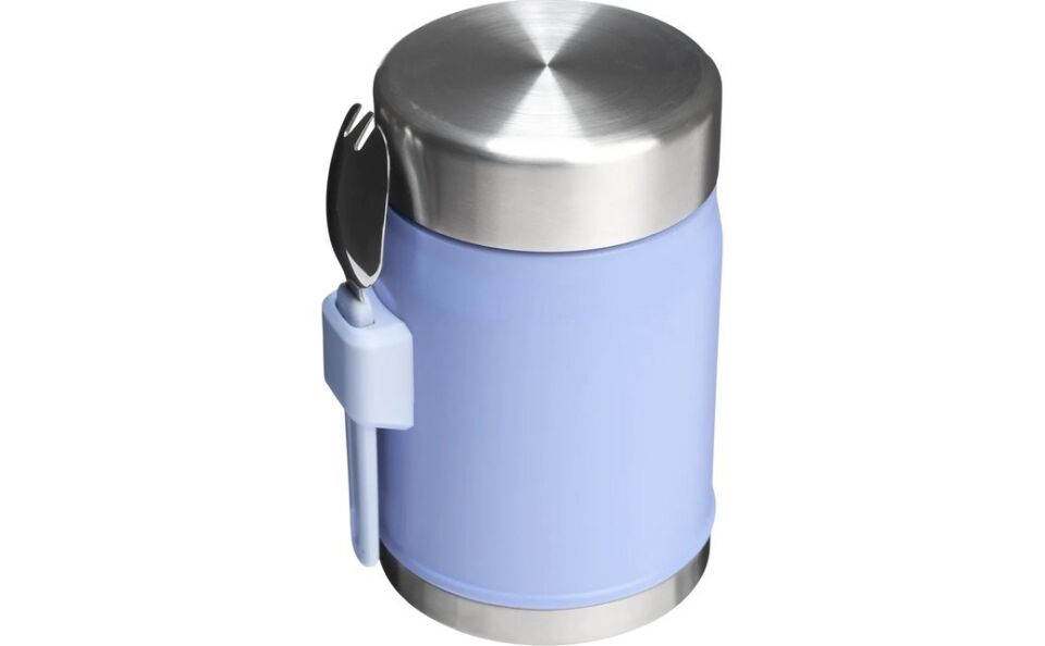 Klasik Paslanmaz Çelik Yemek Termosu Kaşıklı 0, 40 Lt  Lila