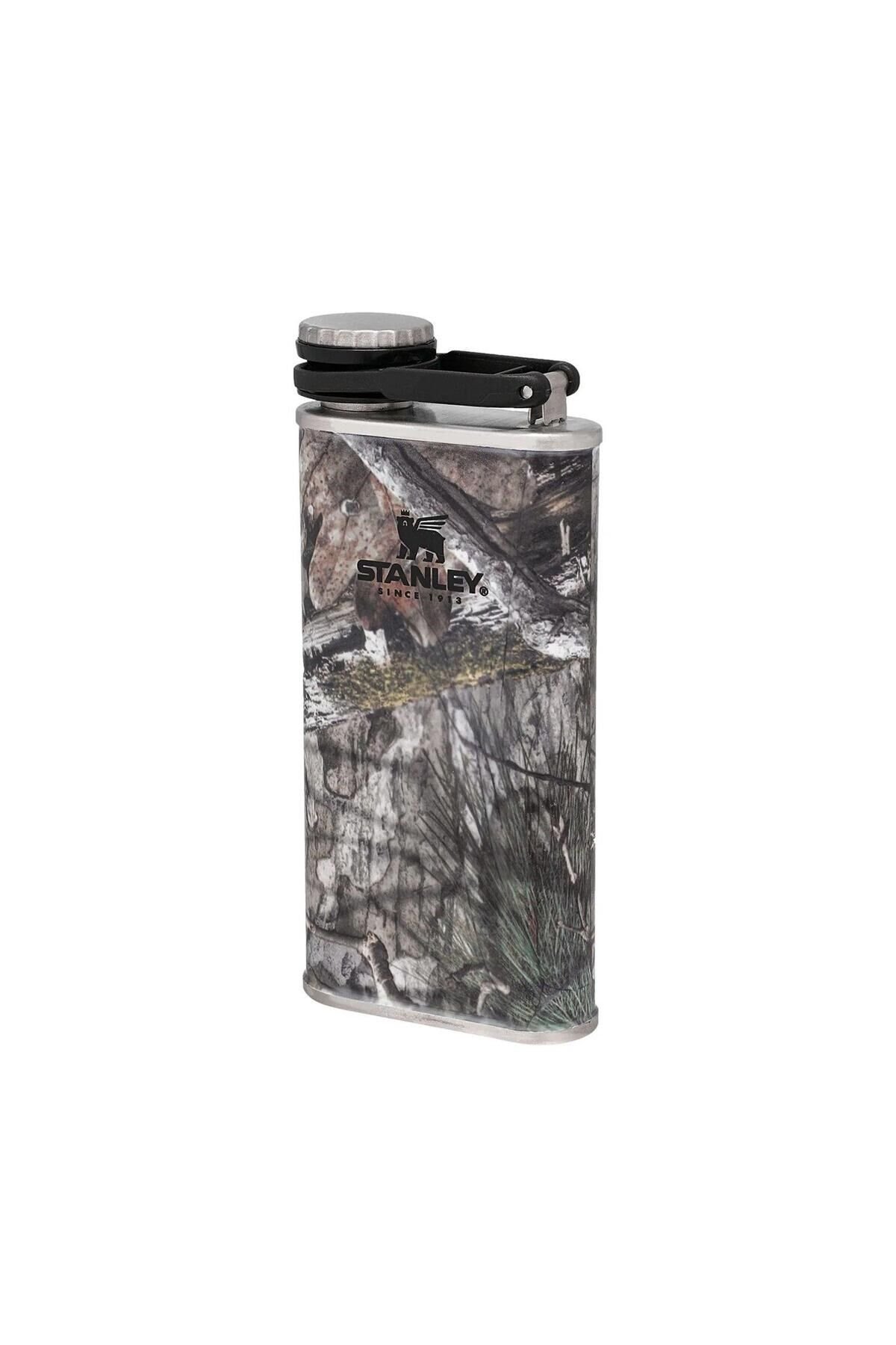 Klasik Paslanmaz Çelik Cep Matarası 0.23 Lt Avcı Rengi