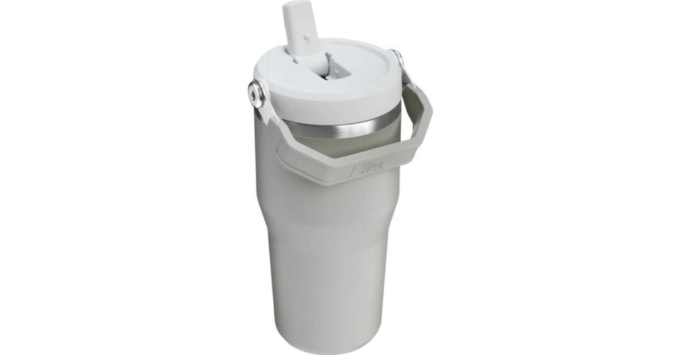 IceFlow Flip Straw Tumbler Pipetli Termos 0.60 Lt  Gri