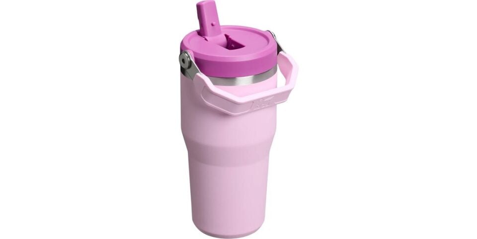 The Iceflow Flip Straw 2.0 Tumbler 0.6l / 20OZ Cherry Blossom