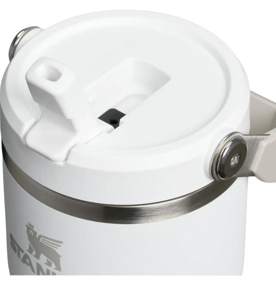 The Iceflow Flip Straw Pipetli Termos Bardak 0,60 LT Beyaz