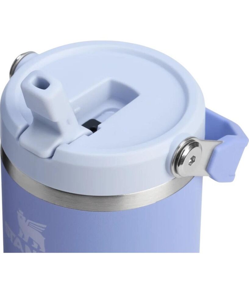 The Iceflow Flip Straw Pipetli Termos Bardak 0,60 LT Lila