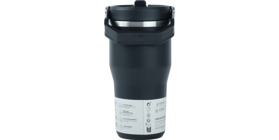 The Iceflow Flip Straw Siyah Termos 0,6l Siyah