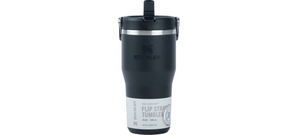 The Iceflow Flip Straw Siyah Termos 0,6l Siyah