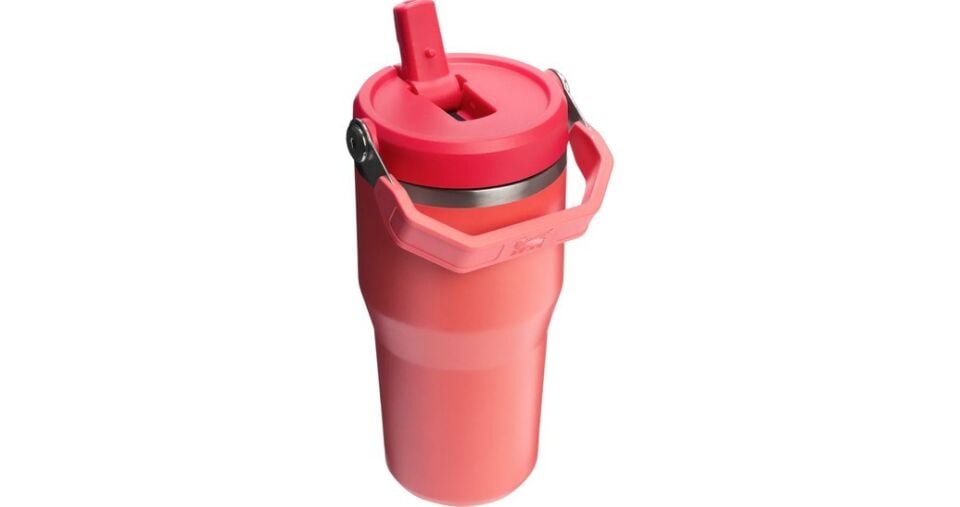 The Iceflow Flip Straw Tumbler Pipetli Termos 0.60 Lt.  Mercan