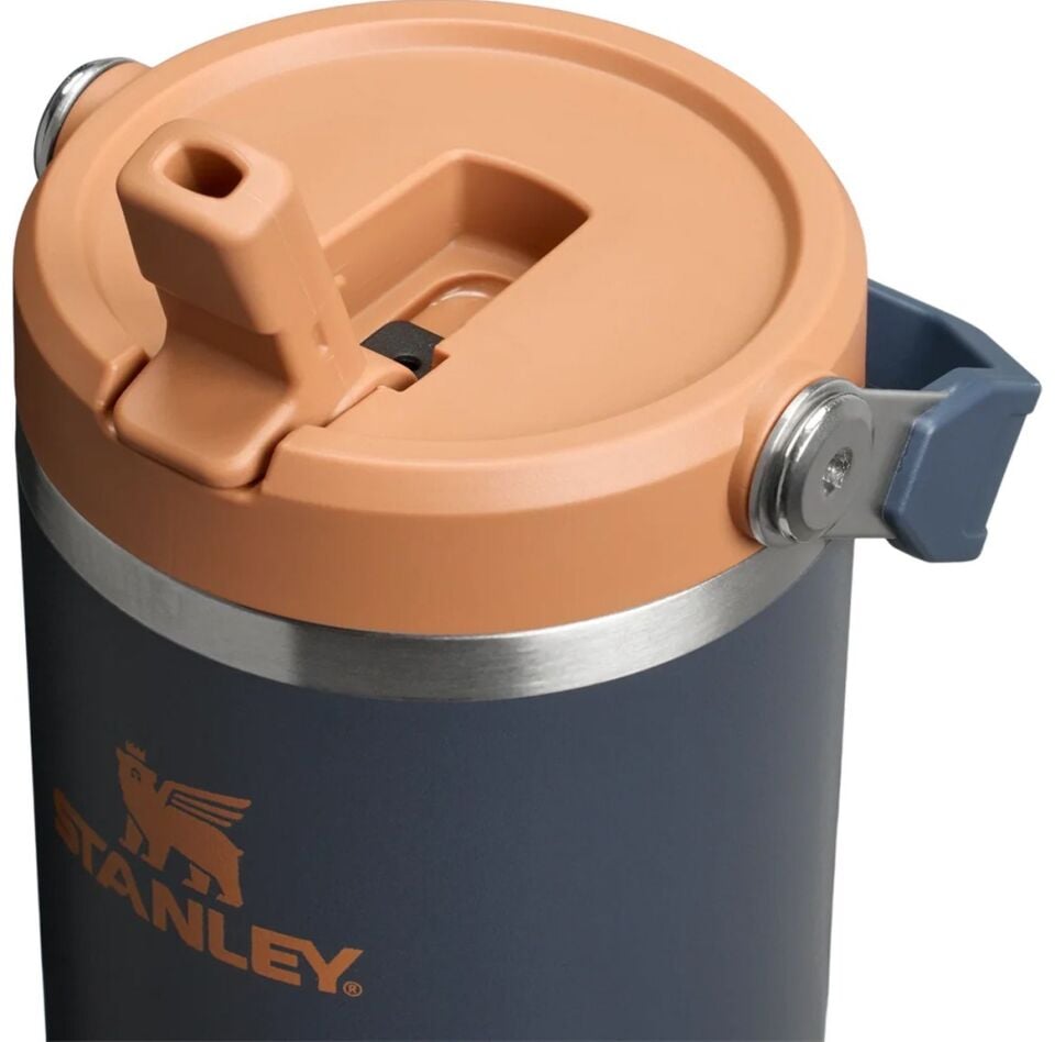 The IceFlow Flip Straw Pipetli Termos Bardak 0,89 LT  Twillight