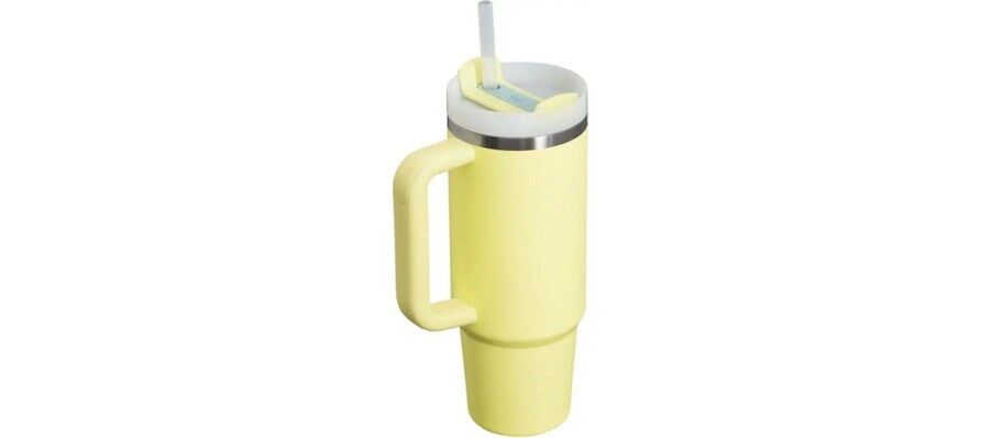 Quencher Pipetli Termos Bardak 1.18 Lt  Pomelo Sarı