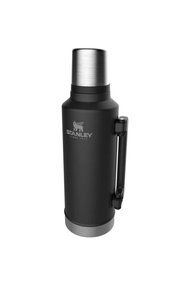 Klasik Vakumlu Paslanmaz Çelik 1.9L Unisex Siyah Termos